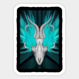 dragon skull Sticker